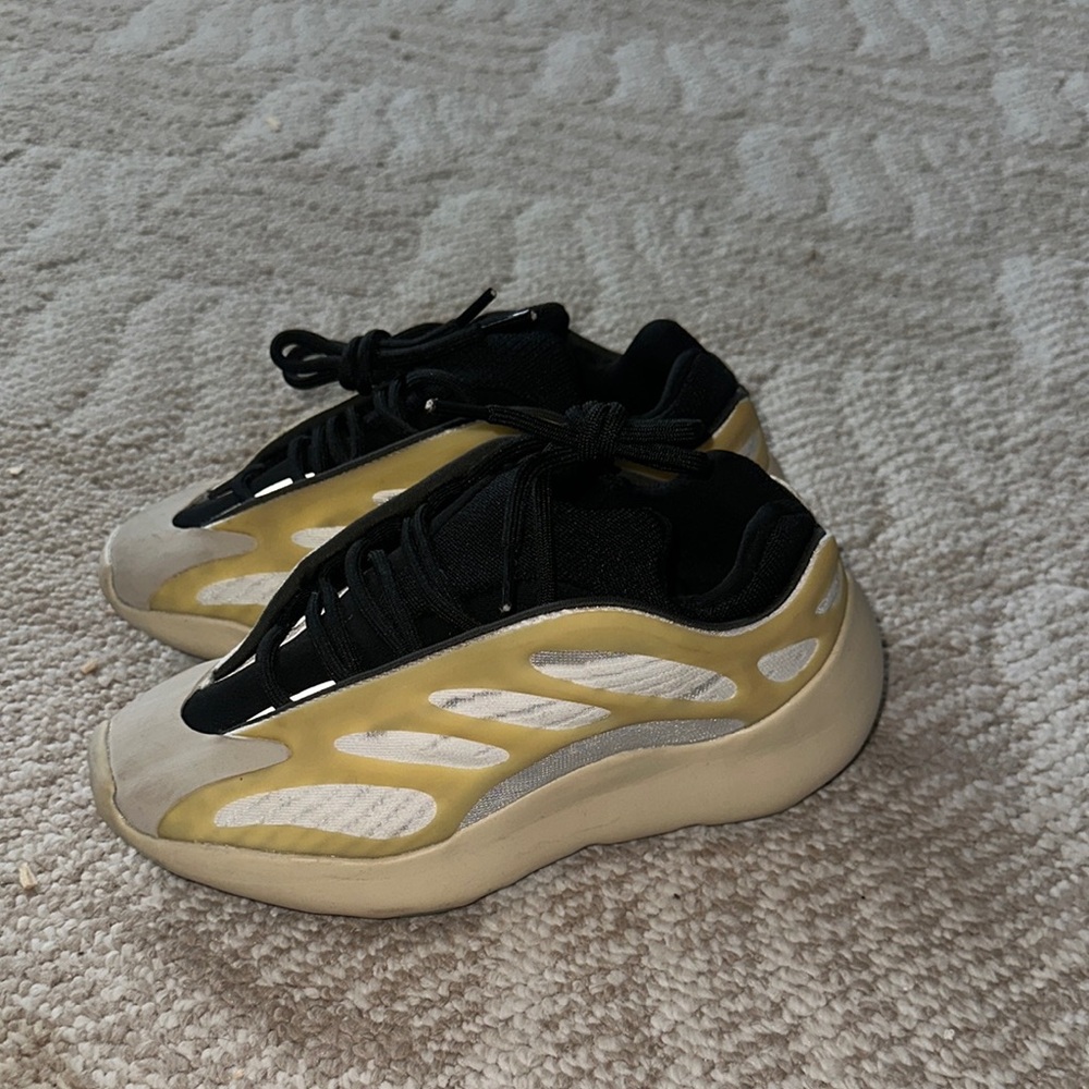 Stylish Black and Gold Sneakers